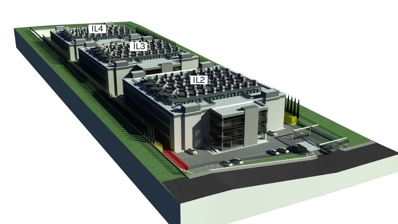 İstanbul veri merkezi kampüsünün kontrollü kütle modeli